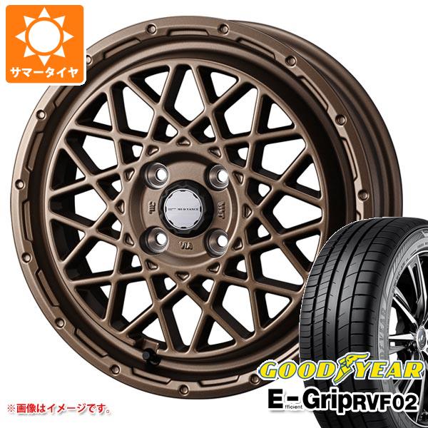 【タイヤ交換対象】サマータイヤ 165/65R14 79H グッドイヤー エフィシエントグリップ RVF02 マッドヴァンス09 4.5-14 タイヤホイール4本セット｜タイヤ１番