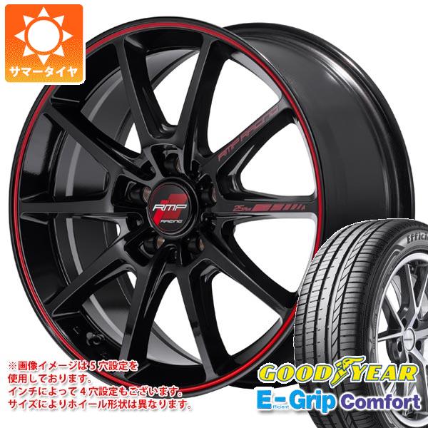 【タイヤ交換対象】サマータイヤ 215/40R18 89W XL グッドイヤー エフィシエントグリップコンフォート MID レーシング R25 プラス 7.5-18 タイヤホイール4本セット｜タイヤ１番