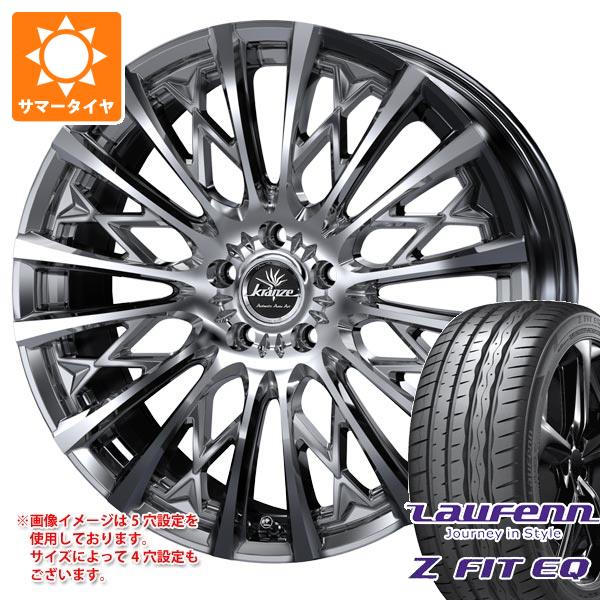 【タイヤ交換対象】サマータイヤ 225/40R19 93Y XL ラウフェン Zフィット EQ LK03 クレンツェ シュリット 855エボ 8.0-19 タイヤホイール4本セット 133,000円