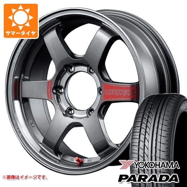 【タイヤ交換対象】ハイエース 200系用 サマータイヤ ヨコハマ パラダ PA03 225/50R18C 107/105H ブラックレター レイズ ボルクレーシング TE37SB SL 8.0-18 タイヤホイール4本セット