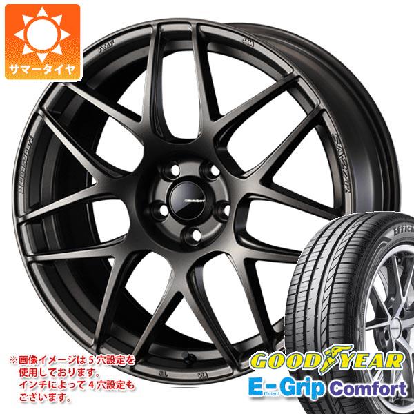 【タイヤ交換対象】サマータイヤ 215/40R18 89W XL グッドイヤー エフィシエントグリップコンフォート ウェッズスポーツ SA-27R 7.5-18 タイヤホイール4本セット|タイヤ1番