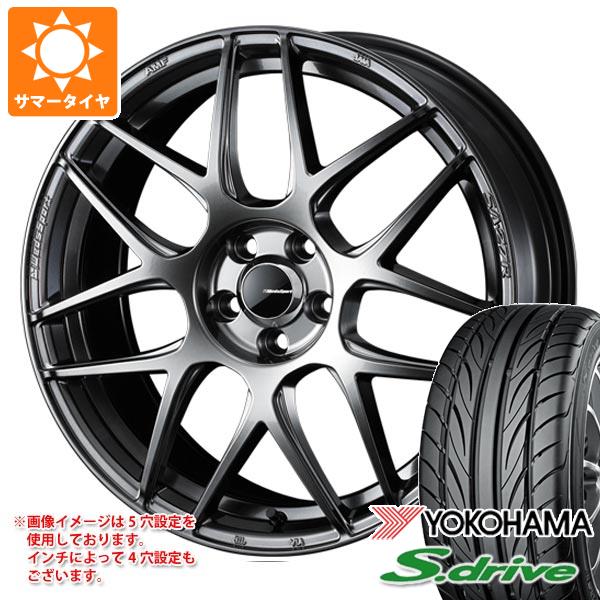 【タイヤ交換対象】サマータイヤ 165/45R16 74V REINF ヨコハマ DNA S.ドライブ ES03 ES03N ウェッズスポーツ SA-27R 5.0-16 タイヤホイール4本セット