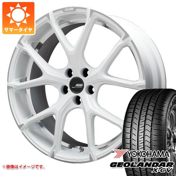 【タイヤ交換対象】サマータイヤ 265/45R21 104W ヨコハマ ジオランダー X-CV G057 クライメイト アリア LM-r 9.0-21 タイヤホイール4本セット