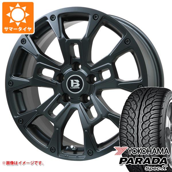 【タイヤ交換対象】サマータイヤ 235/60R18 103V ヨコハマ パラダ スペック-X PA02 Bラグナス BRD 7.5-18 タイヤホイール4本セット