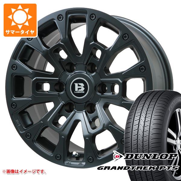 【タイヤ交換対象】5本セット トヨタ FJクルーザー 10系用 サマータイヤ ダンロップ グラントレック PT5 265/70R17 115S Bラグナス BRD 8.0-17 タイヤホイール5本セット