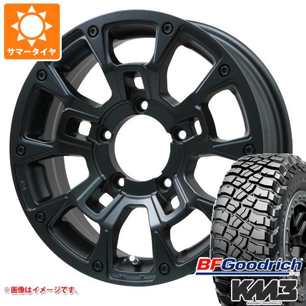 【タイヤ交換対象】ジムニー JB64W用 サマータイヤ BFグッドリッチ マッドテレーンT/A KM3 LT225/75R16 115/112Q Bラグナス BRD 5.5-16 タイヤホイール4本セット|タイヤ1番