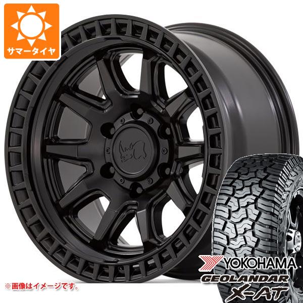 【タイヤ交換対象】5本セット ジープ ラングラー JK/JL系用 2026年製 サマータイヤ ヨコハマ ジオランダー X-AT G016 LT285/70R17 121/118Q ブラックレター ブラックライノ キャリコ タイヤホイール5本セット|タイヤ1番