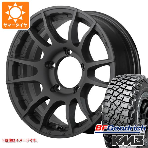 【タイヤ交換対象】5本セット スズキ ジムニーノマド JC74W用 サマータイヤ BFグッドリッチ マッドテレーンT/A KM3 LT225/75R16 115/112Q レイズ グラムライツ 57XR-X 6.0-16 タイヤホイール5本セット