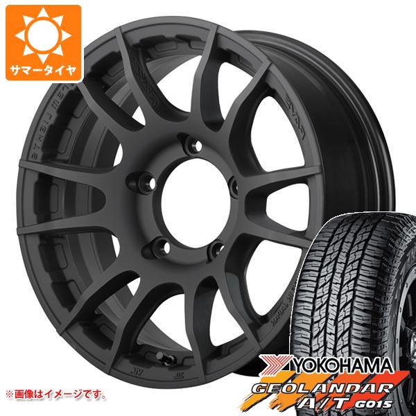 【タイヤ交換対象】5本セット ジムニーシエラ JB74W用 サマータイヤ ヨコハマ ジオランダー A/T G015 LT225/75R16 115/112R アウトラインホワイトレター レイズ グラムライツ 57XR-X 6.0-16 タイヤホイール5本セット