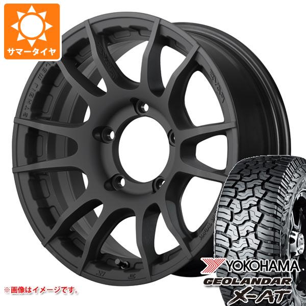 【タイヤ交換対象】スズキ ジムニーノマド JC74W用 サマータイヤ ヨコハマ ジオランダー X-AT G016 LT235/70R16 104/101Q ブラックレター レイズ グラムライツ 57XR-X 6.0-16 タイヤホイール4本セット
