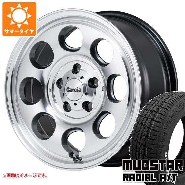 【タイヤ交換対象】T31エクストレイル用 サマータイヤ マッドスター ラジアル A/T 215/65R16C 109/107L ホワイトレター ガルシア パーム8 7.0-16 タイヤホイール4本セット|タイヤ1番