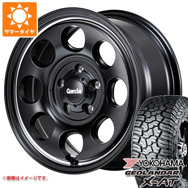 【タイヤ交換対象】ミツビシ アウトランダー GF/GG系用 サマータイヤ ヨコハマ ジオランダー X-AT G016 LT235/70R16 104/101Q ブラックレター ガルシア パーム8 7.0-16 タイヤホイール4本セット
