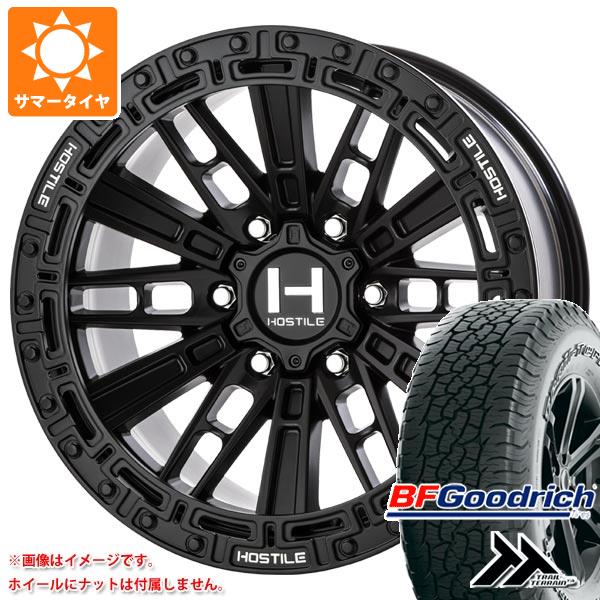 【タイヤ交換対象】ランドクルーザー プラド 150系用 サマータイヤ BFグッドリッチ トレールテレーンT/A 265/65R17 112T アウトラインホワイトレター HOSTILE H129 モハベ 9.0-17 タイヤホイール4本セット