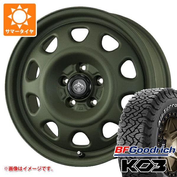 【タイヤ交換対象】T32エクストレイル用 2026年製 サマータイヤ BFグッドリッチ オールテレーンT/A KO3 LT235/70R16 110/107S ホワイトレター ランドフット SWZ 7.0-16 タイヤホイール4本セット|タイヤ1番