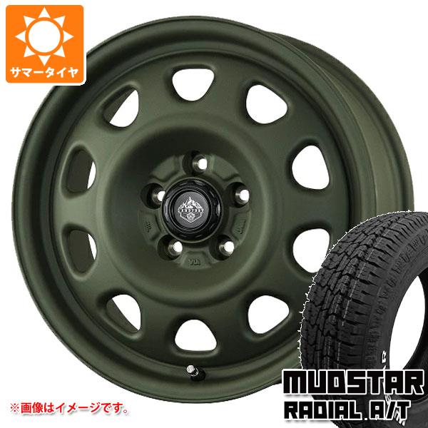 【タイヤ交換対象】T31エクストレイル用 サマータイヤ マッドスター ラジアル A/T 215/65R16C 109/107L ホワイトレター ランドフット SWZ 7.0-16 タイヤホイール4本セット｜タイヤ１番