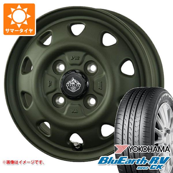 【タイヤ交換対象】エブリイバン DA17V用 サマータイヤ ヨコハマ ブルーアースRV RV03CK 165/60R14 75H ランドフット SWZ 4.5-14 タイヤホイール4本セット