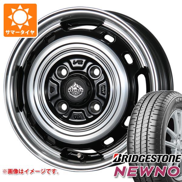 【タイヤ交換対象】サマータイヤ 165/55R14 72V ブリヂストン ニューノ ランドフット XFG 4.5-14 タイヤホイール4本セット