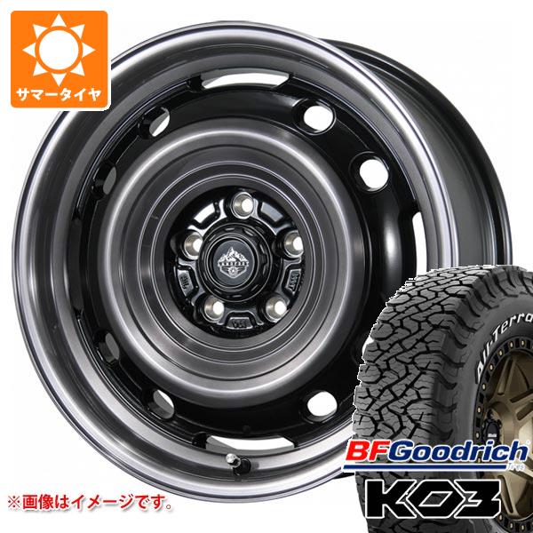 【タイヤ交換対象】5本セット ジープ ラングラー JK/JL系用 2026年製 サマータイヤ BFグッドリッチ オールテレーンT/A KO3 LT265/70R17 118/115S ホワイトレター ランドフット XFG タイヤホイール5本セット｜タイヤ１番