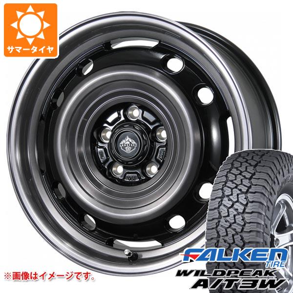 【タイヤ交換対象】ジープ ラングラー JK/JL系用 サマータイヤ ファルケン ワイルドピーク A/T3W LT285/70R17 116Q ランドフット XFG タイヤホイール4本セット｜タイヤ１番