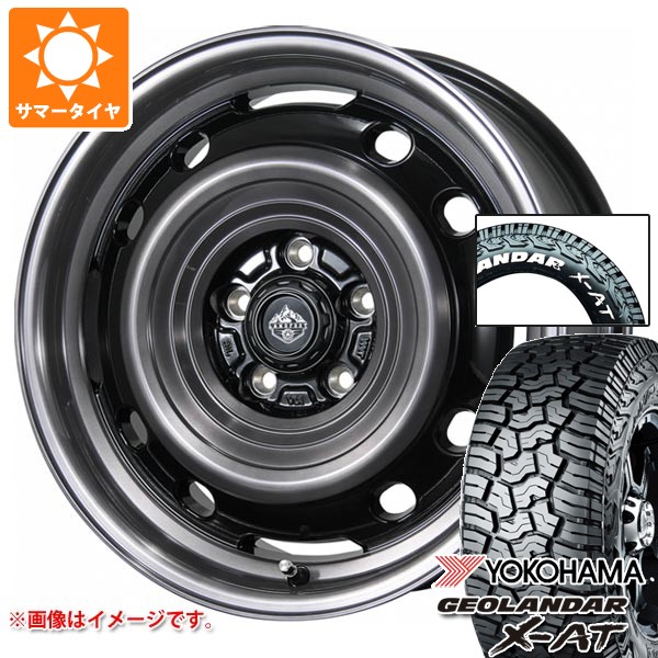 【タイヤ交換対象】トヨタ RAV4 50系用 2026年製 サマータイヤ ヨコハマ ジオランダー X-AT G016 225/70R16 103S ホワイトレター ランドフット XFG 7.0-16 タイヤホイール4本セット