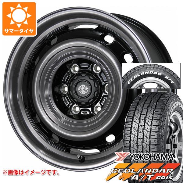 【タイヤ交換対象】ハイエース 200系用 2026年製 サマータイヤ ヨコハマ ジオランダー A/T G015 215/65R16C 109/107S ホワイトレター ランドフット XFG 6.5-16 タイヤホイール4本セット｜タイヤ１番