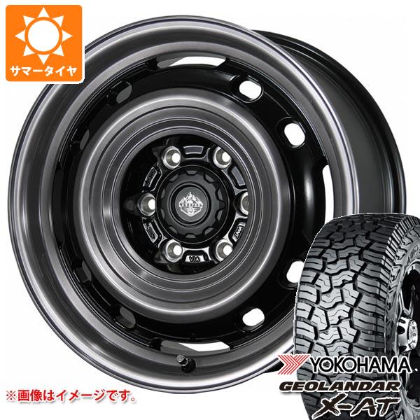 【タイヤ交換対象】ハイラックス 120系用 サマータイヤ ヨコハマ ジオランダー X-AT G016 265/65R17 116T XL ブラックレター ランドフット XFG 8.0-17 タイヤホイール4本セット|タイヤ1番