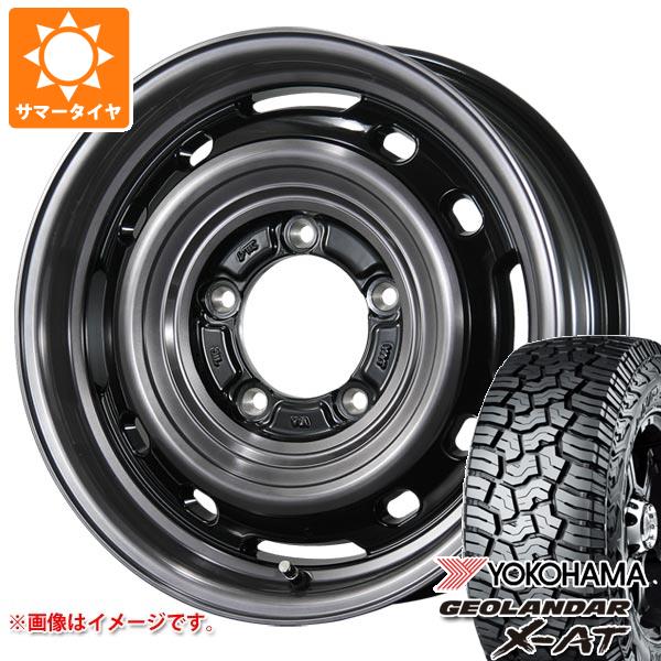 【タイヤ交換対象】5本セット スズキ ジムニーノマド JC74W用 サマータイヤ ヨコハマ ジオランダー X-AT G016 LT235/70R16 104/101Q アウトラインホワイトレター ランドフット XFG 6.0-16 タイヤホイール5本セット