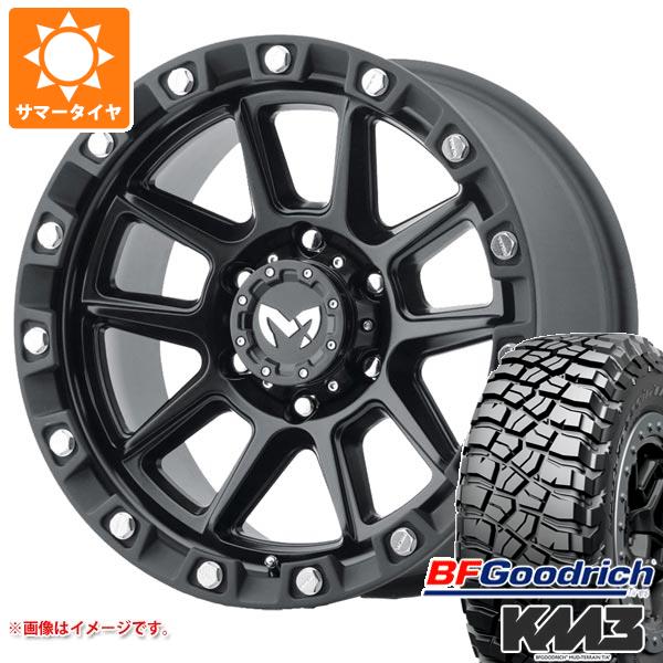 【タイヤ交換対象】トヨタ ハイラックス 120系用 サマータイヤ BFグッドリッチ マッドテレーンT/A KM3 LT265/60R18 119/116Q MKW M205 8.0-18 タイヤホイール4本セット