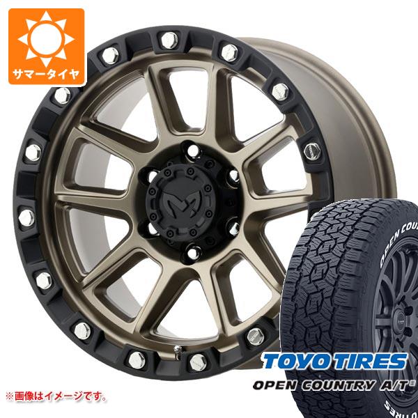 【タイヤ交換対象】トヨタ ランドクルーザー250用 2026年製 サマータイヤ トーヨー オープンカントリー A/T3 265/65R18 114H ホワイトレター MKW M205 8.0-18 タイヤホイール4本セット｜タイヤ１番