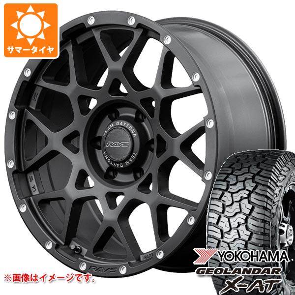 【タイヤ交換対象】トヨタ ハイエース 200系用 サマータイヤ ヨコハマ ジオランダー X-AT G016 215/65R16C 109/107Q アウトラインホワイトレター G016A レイズ デイトナ M8 6.5-16 タイヤホイール4本セット