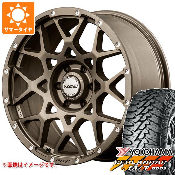 【タイヤ交換対象】ハイエース 200系用 2026年製 サマータイヤ ヨコハマ ジオランダー M/T G003 LT215/70R16 100/ 97Q レイズ デイトナ M8 6.5-16 タイヤホイール4本セット