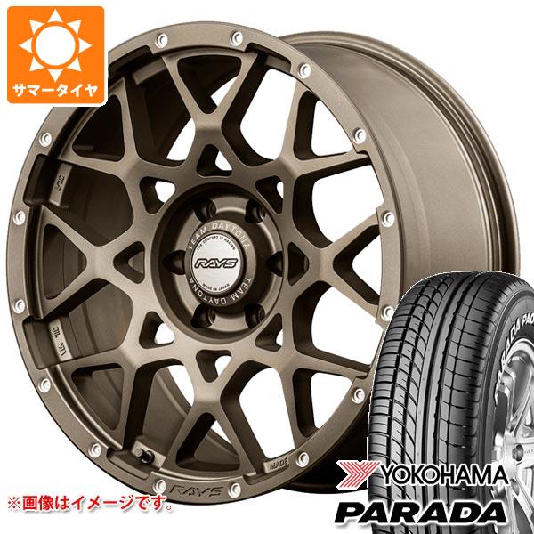 【タイヤ交換対象】ハイエース 200系用 2026年製 サマータイヤ ヨコハマ パラダ PA03 215/65R16C 109/107S ホワイトレター レイズ デイトナ M8 6.5-16 タイヤホイール4本セット