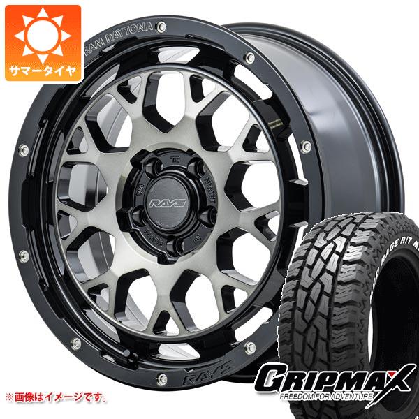【タイヤ交換対象】サマータイヤ 215/70R16 100/97R グリップマックス マッドレイジ R/T MAX ホワイトレター レイズ デイトナ M9+ 7.0-16 タイヤホイール4本セット｜タイヤ１番