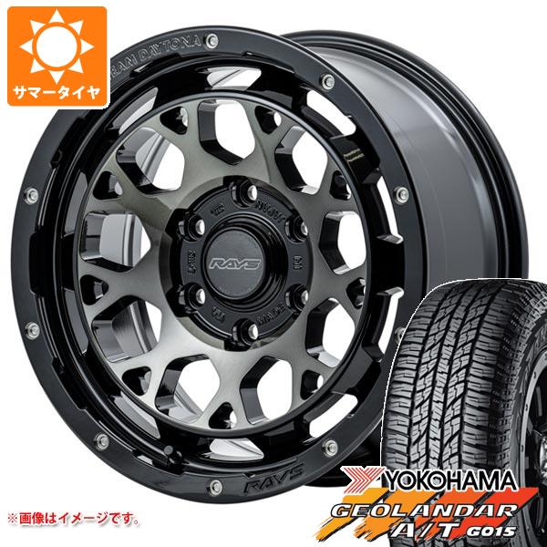 【タイヤ交換対象】5本セット トヨタ FJクルーザー 10系用 サマータイヤ ヨコハマ ジオランダー A/T G015 P285/70R17 117T アウトラインホワイトレター レイズ デイトナ M9+ 8.0-17 タイヤホイール5本セット｜タイヤ１番