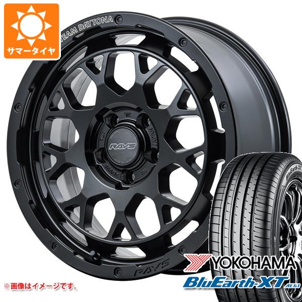 【タイヤ交換対象】サマータイヤ 215/55R18 99V XL ヨコハマ ブルーアースXT AE61 レイズ デイトナ M9+ 7.5-18 タイヤホイール4本セット｜タイヤ１番 143,450円