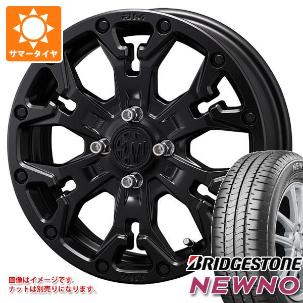 【タイヤ交換対象】2026年製 サマータイヤ 165/55R15 75V ブリヂストン ニューノ クリムソン MG ゴーレム ジュニア 4.5-15 タイヤホイール4本セット|タイヤ1番