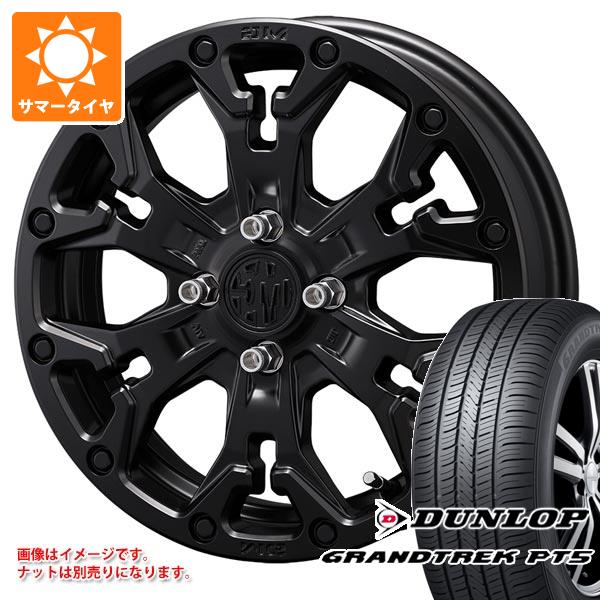 【タイヤ交換対象】ライズ用 サマータイヤ ダンロップ グラントレック PT5 215/65R16 98H クリムソン MG ゴーレム ジュニア 6.0-16 タイヤホイール4本セット