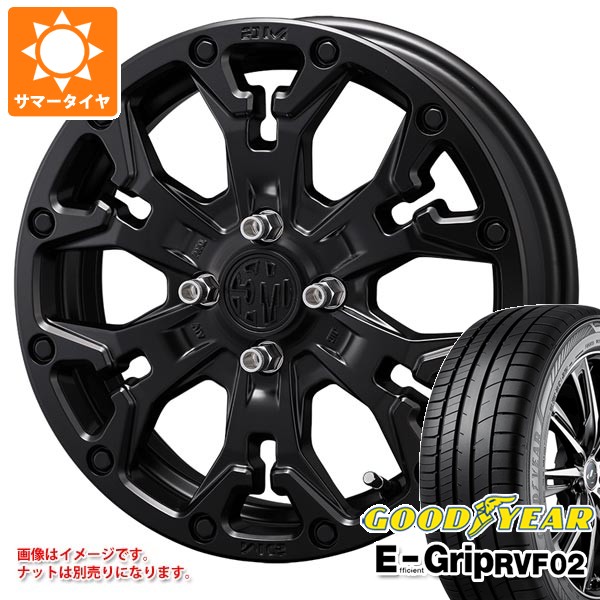 【タイヤ交換対象】サマータイヤ 165/65R14 79H グッドイヤー エフィシエントグリップ RVF02 クリムソン MG ゴーレム ジュニア 4.5-14 タイヤホイール4本セット｜タイヤ１番
