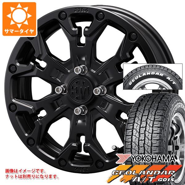【タイヤ交換対象】ライズ用 2026年製 サマータイヤ ヨコハマ ジオランダー A/T G015 215/65R16C 109/107S ホワイトレター クリムソン MG ゴーレム ジュニア 6.0-16 タイヤホイール4本セット