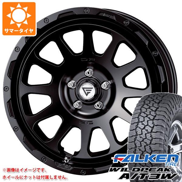 【タイヤ交換対象】ランドクルーザー300用 サマータイヤ ファルケン ワイルドピーク A/T3W 275/55R20 117T XL デルタフォース オーバル 9.0-20 タイヤホイール4本セット