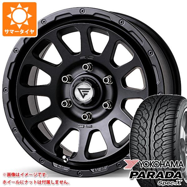【タイヤ交換対象】メルセデスベンツ W463 Gクラス用 サマータイヤ ヨコハマ パラダ スペック-X PA02 275/55R20 117V REINF デルタフォース オーバル タイヤホイール4本セット