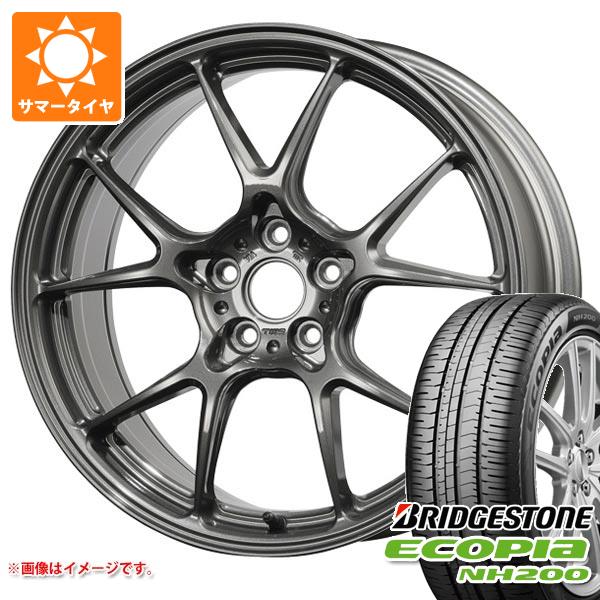 【タイヤ交換対象】サマータイヤ 215/45R17 91W XL ブリヂストン エコピア NH200 TWS モータースポーツ T66-F プロ2 プラス GR86/BRZ 専用モデル 7.5-17 タイヤホイール4本セット