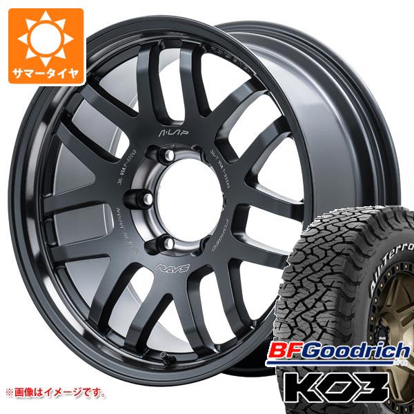 【タイヤ交換対象】ハイラックス 120系用 サマータイヤ BFグッドリッチ オールテレーンT/A KO3 LT265/65R18 117/114S ホワイトレター レイズ エーラップ 07X 2324 LTD 8.0-18 タイヤホイール4本セット｜タイヤ１番 239,800円
