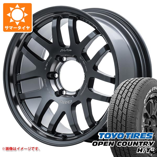 【タイヤ交換対象】スズキ ジムニーシエラ JB74W用 2026年製 サマータイヤ トーヨー オープンカントリー H/T2 225/60R18 100H ホワイトレター レイズ エーラップ 07X 2324 LTD 7.0-18 タイヤホイール4本セット｜タイヤ１番