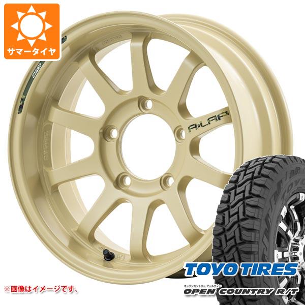 【タイヤ交換対象】5本セット スズキ ジムニーノマド JC74W用 サマータイヤ トーヨー オープンカントリー R/T 235/70R16 106Q ホワイトレター レイズ エーラップ J デザートエディション 6.0-16 タイヤホイール5本セット
