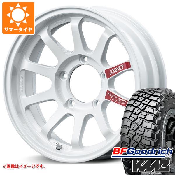 【タイヤ交換対象】スズキ ジムニーノマド JC74W用 サマータイヤ BFグッドリッチ マッドテレーンT/A KM3 LT225/75R16 115/112Q レイズ エーラップ J プロ 6.0-16 タイヤホイール4本セット