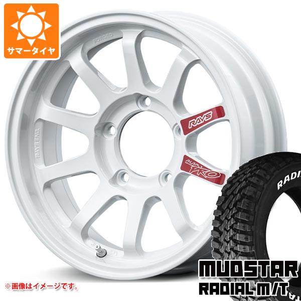 【タイヤ交換対象】ジムニーシエラ JB74W用 サマータイヤ マッドスター ラジアル M/T 215/70R16 100T ホワイトレター レイズ エーラップ J プロ 6.0-16 タイヤホイール4本セット|タイヤ1番