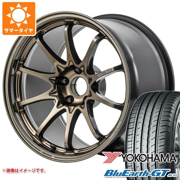 【タイヤ交換対象】サマータイヤ 245/50R18 100W ヨコハマ ブルーアースGT AE51 レイズ ボルクレーシング CE28 N-plus 8.5-18 タイヤホイール4本セット