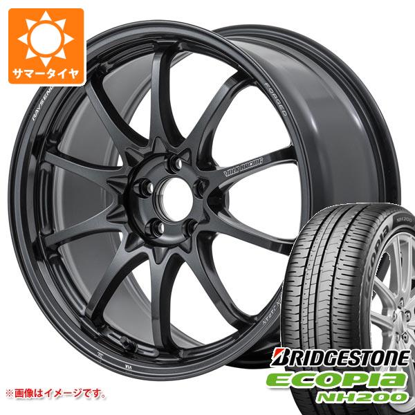 【タイヤ交換対象】サマータイヤ 215/45R18 93W XL ブリヂストン エコピア NH200 レイズ ボルクレーシング CE28 N-plus 7.5-18 タイヤホイール4本セット