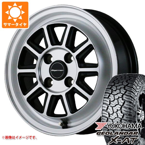 【タイヤ交換対象】ハイゼットトラック S500系用 サマータイヤ ヨコハマ ジオランダー X-AT G016 145R14C 85/83Q ブラックレター G016A ドゥオール フェニーチェ RX4 4.5-14 タイヤホイール4本セット 69,685円